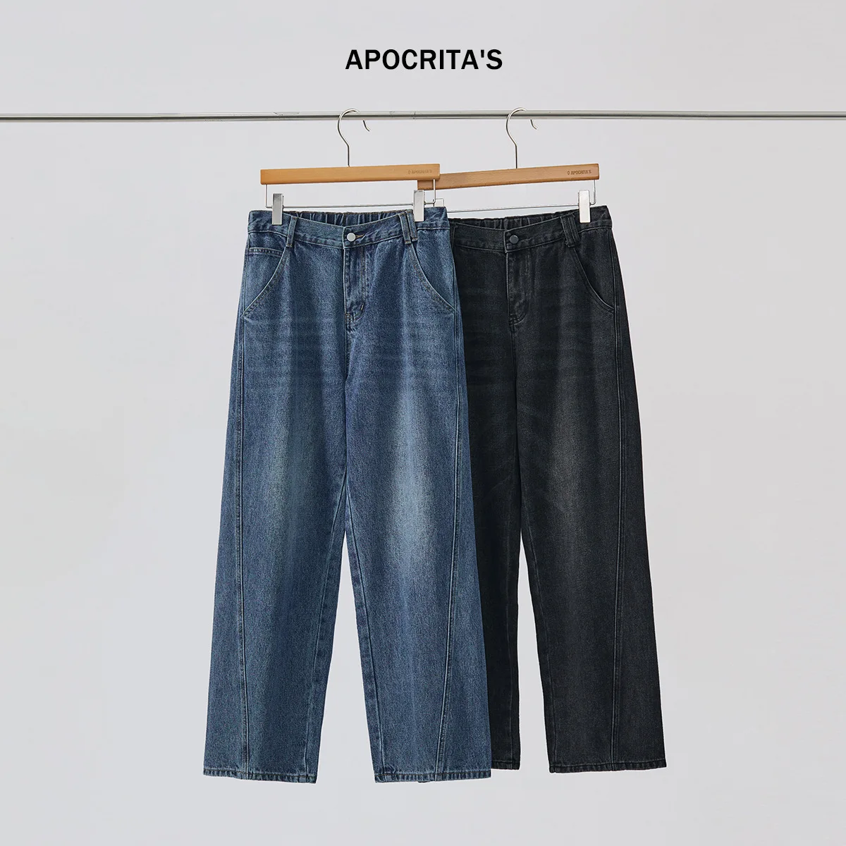 Loose Straight American Retro High-End Men's Jeans Winter Waed Long Trousers Street Sle Casual mid Waist Denim Jeans
Loose Straight American Retro High-End Men's Jeans Winter Waed Long Trousers Street Sle Casual mid Waist Denim Jeans