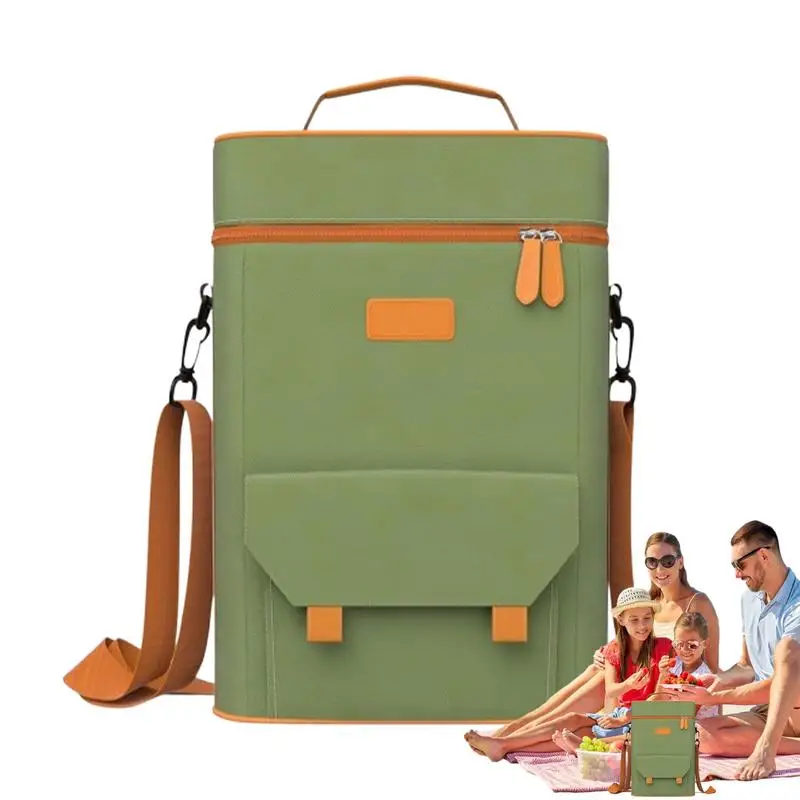 Wine Carrier Tote 2-bottle Wine Bottle Bag Foldable Wine Holder Bag Insulated Leakproof Travel Wine Bags With Shoulder Strap &
Wine Carrier Tote 2-bottle Wine Bottle Bag Foldable Wine Holder Bag Insulated Leakproof Travel Wine Bags With Shoulder Strap &