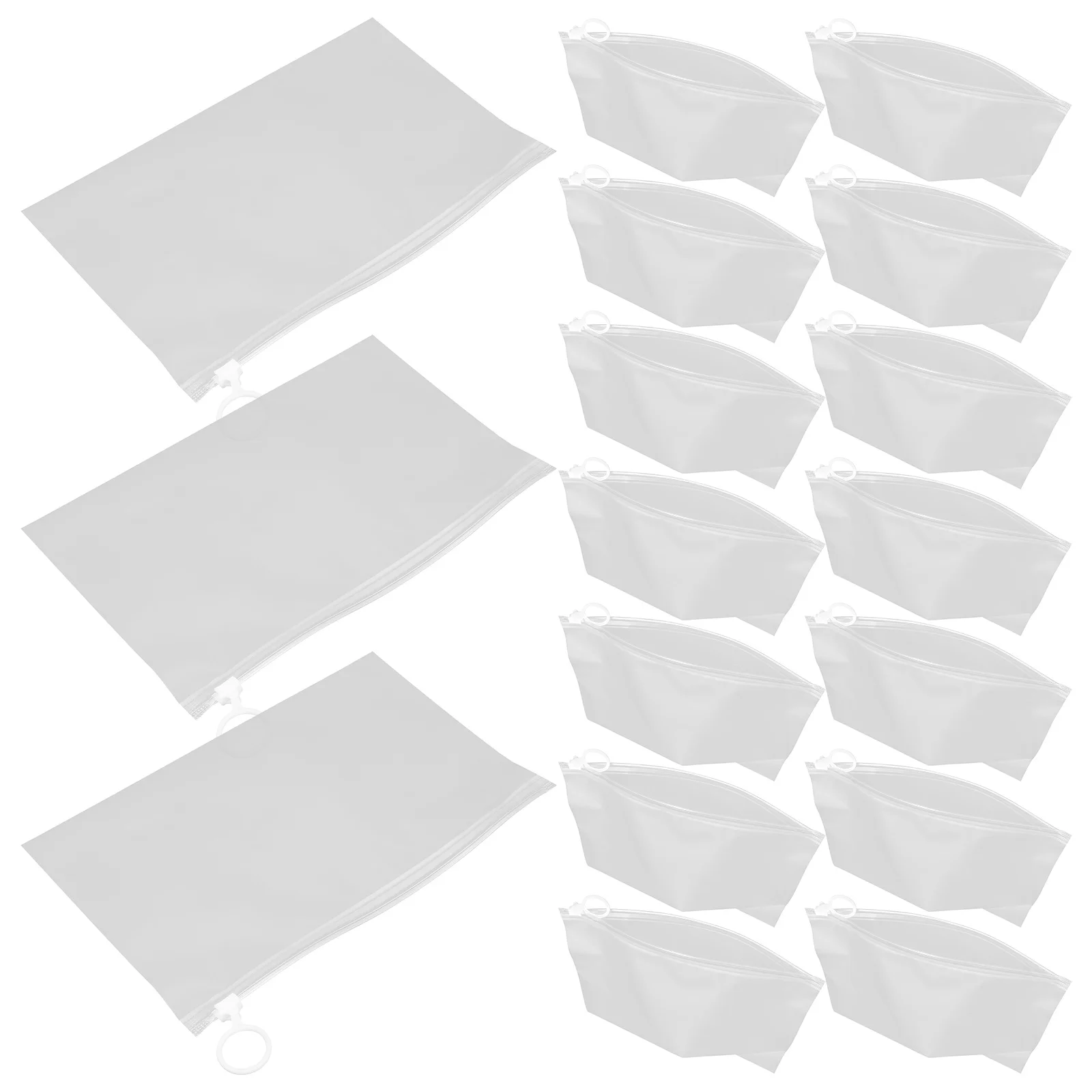 20 Pcs Storage Bag Makeup Multi-use Pen Bags Dust-proof Pencil Case with Zipper Travel
20 Pcs Storage Bag Makeup Multi-use Pen Bags Dust-proof Pencil Case with Zipper Travel