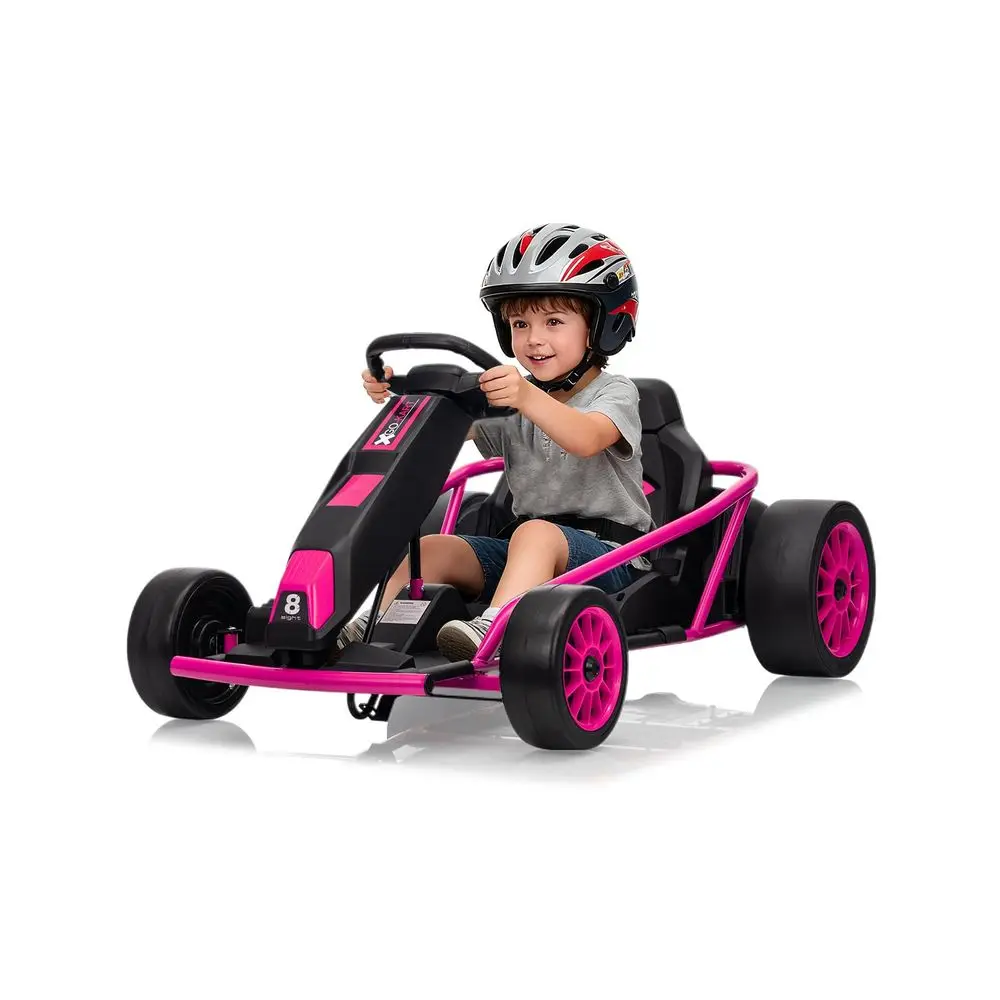 On Go Kart for Kids, 24V 9Ah Battery 2x300W Motors, 8MPH Fast Drifting Circling Car, Electric Ride Toy Slow Start Function, Mus
On Go Kart for Kids, 24V 9Ah Battery 2x300W Motors, 8MPH Fast Drifting Circling Car, Electric Ride Toy Slow Start Function, Mus