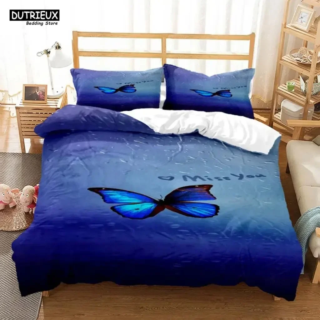 Simple And Atmospheric Butterfly Printed bedding, Soft And Comfortable Comforter Bedding Sets Complete Size Customizable
Simple And Atmospheric Butterfly Printed bedding, Soft And Comfortable Comforter Bedding Sets Complete Size Customizable