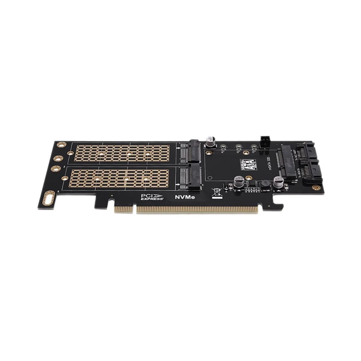 Superb M.2 NVMe SSD NGFF To PCIE 3.0 X16 Adapter M Key B Key MSATA PCI Expansion SATA 3 in 1 Converter Riser,Black
Superb M.2 NVMe SSD NGFF To PCIE 3.0 X16 Adapter M Key B Key MSATA PCI Expansion SATA 3 in 1 Converter Riser,Black
