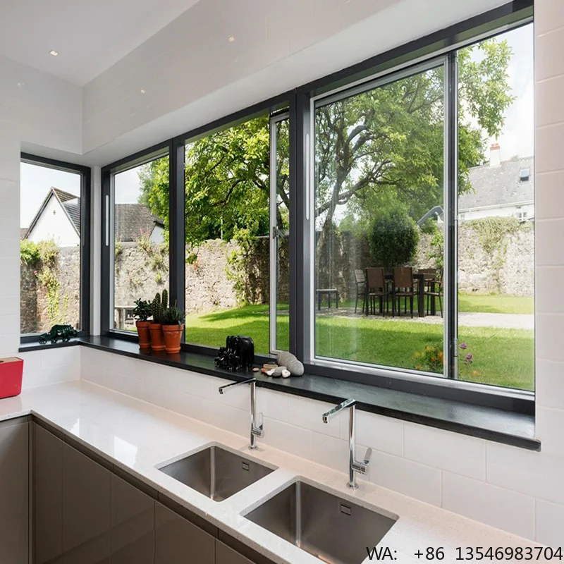 Modern Suspended Aluminum Alloy Vertical Sliding Window Frame with Stainless Steel Screen Netting and Windproof Function
Modern Suspended Aluminum Alloy Vertical Sliding Window Frame with Stainless Steel Screen Netting and Windproof Function