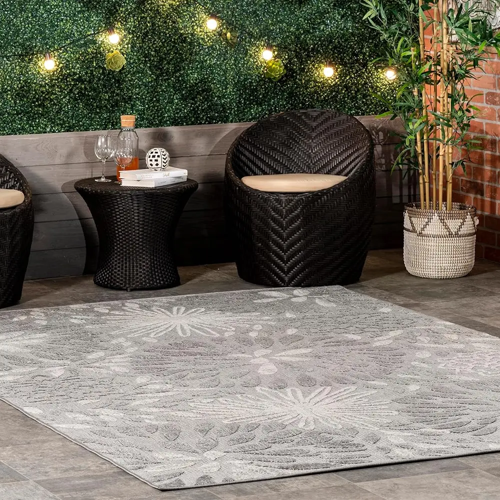 Monique Floral Indoor/Outdoor Area Rug- Modern, Patio, Porch, Deck, Living Room, Non-Shedding, Non-Skid, Easy Cleaning
Monique Floral Indoor/Outdoor Area Rug- Modern, Patio, Porch, Deck, Living Room, Non-Shedding, Non-Skid, Easy Cleaning
