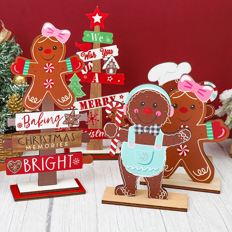 Merry Christmas Gingerbread Man DIY Decor Wooden Christmas Signs Plaque Tabletop Ornament 2025 New Years Party Gifts Xmas Decor
Merry Christmas Gingerbread Man DIY Decor Wooden Christmas Signs Plaque Tabletop Ornament 2025 New Years Party Gifts Xmas Decor