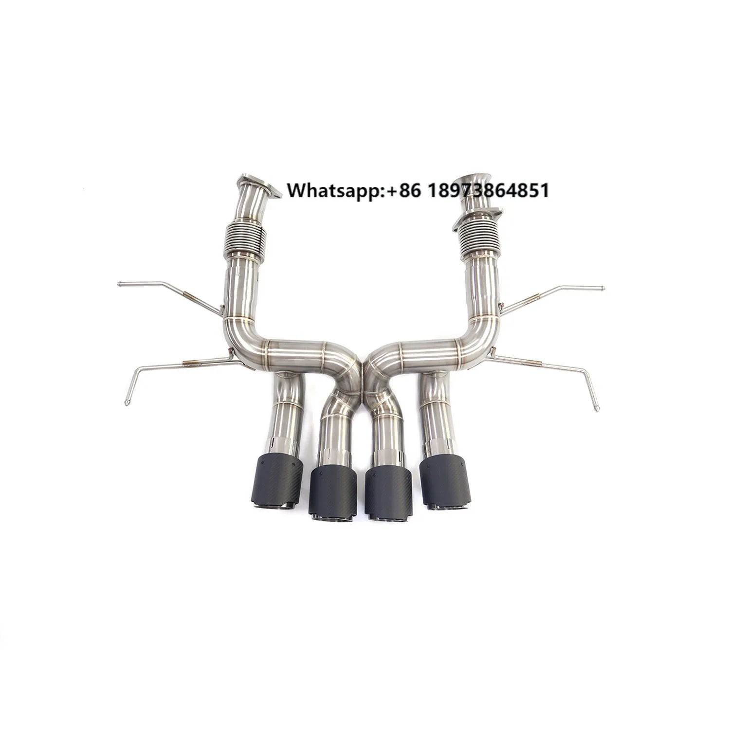 OUCHI Stainless Steel for Chevrolet Corvette C8 Z06 Catback Exhaust Pipe Without Muffler Valve High Flow Auto Performance Parts
OUCHI Stainless Steel for Chevrolet Corvette C8 Z06 Catback Exhaust Pipe Without Muffler Valve High Flow Auto Performance Parts