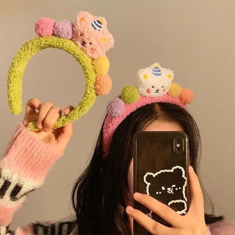 KeJie Cartoon bear design women's headband Korean fashion sweet cute style daily casual gift headband women's hair accessories
KeJie Cartoon bear design women's headband Korean fashion sweet cute style daily casual gift headband women's hair accessories