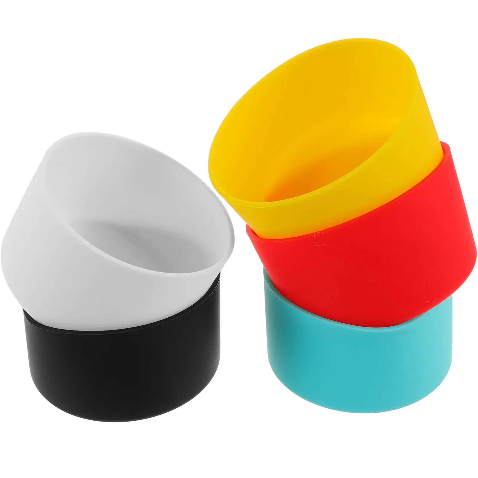 5 Pcs Cup Cover Base Reusable Silicone Bottle Bottom Protector Nonslip Boots Universal Glass Home Supplies
5 Pcs Cup Cover Base Reusable Silicone Bottle Bottom Protector Nonslip Boots Universal Glass Home Supplies