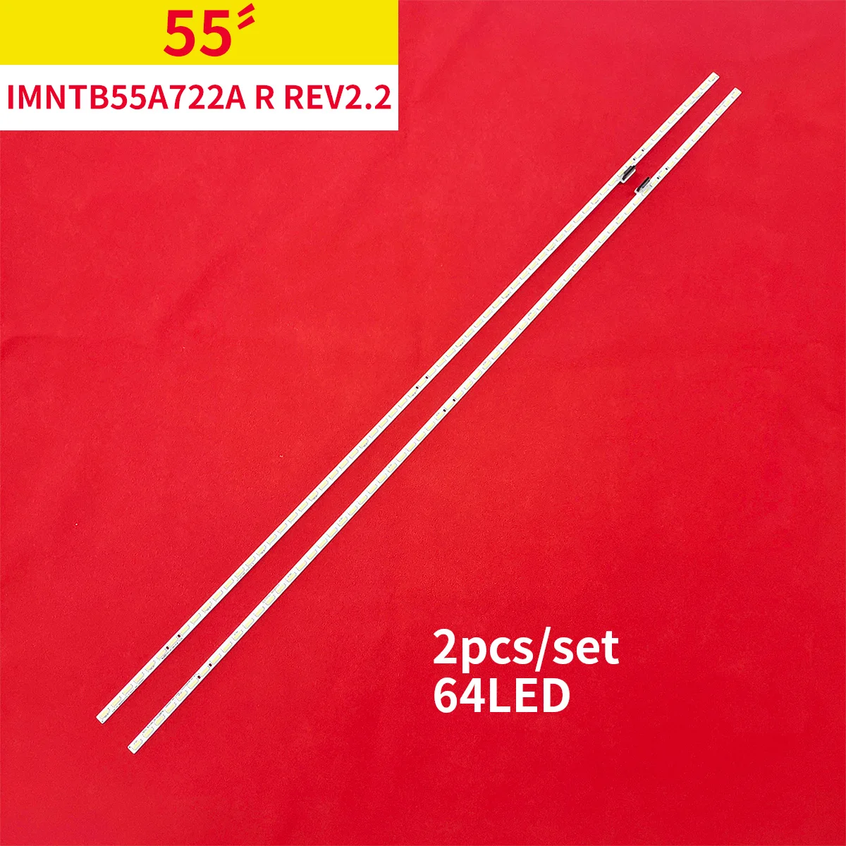 Лампы для подсветки 55 дюймов, 2 шт./1 комплект for 55" TV GAN01-1014A-P1 ILJIN LED IMNTB55A722A R REV2.2 KMS 20150921
Лампы для подсветки 55 дюймов, 2 шт./1 комплект for 55" TV GAN01-1014A-P1 ILJIN LED IMNTB55A722A R REV2.2 KMS 20150921