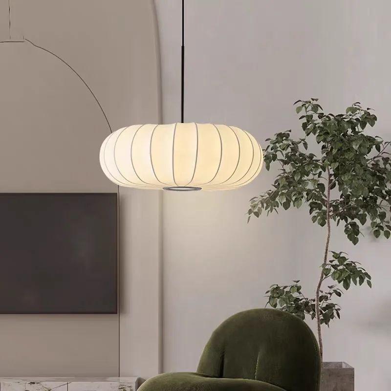 Nordic Silk Pendant Light Ball Lantern Fabric Lamp for Bedroom Restaurant Bar Counter Minimalist Zen Style Chandeliers
Nordic Silk Pendant Light Ball Lantern Fabric Lamp for Bedroom Restaurant Bar Counter Minimalist Zen Style Chandeliers