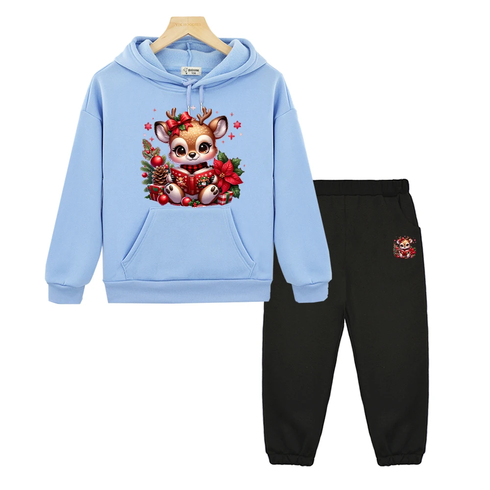 Santa fawn anime hoodie pullover Fleece sweatshirt boys girls Sports Hooded Sets Christmas Autumn jacket kids boutique clothes
Santa fawn anime hoodie pullover Fleece sweatshirt boys girls Sports Hooded Sets Christmas Autumn jacket kids boutique clothes