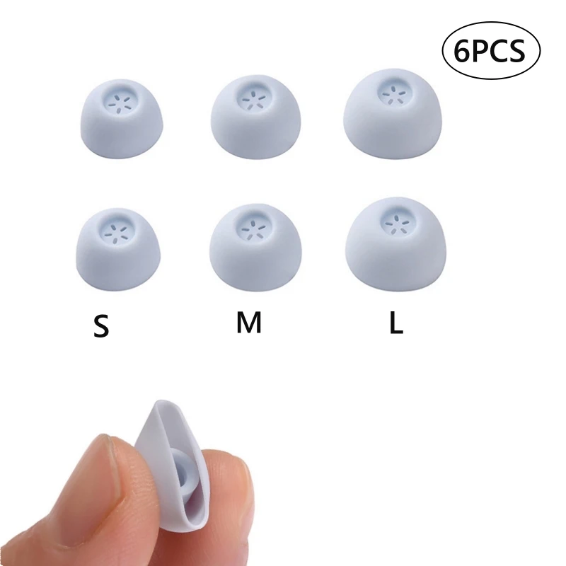 6Pcs S/M/L Soft Silicone Earbuds Replacement Earphone Earplugs Ear Tips For Redmi Buds4 EartipsEarphone Accessories Earcap
6Pcs S/M/L Soft Silicone Earbuds Replacement Earphone Earplugs Ear Tips For Redmi Buds4 EartipsEarphone Accessories Earcap