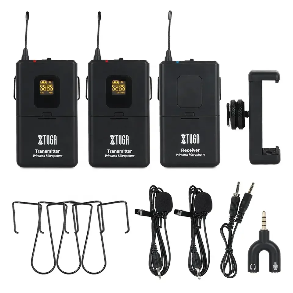 In stock XTUGA CM4 Wireless Lapel Camera /dslr Wireless Microphone for Interview Recording Teaching Speech Recording
In stock XTUGA CM4 Wireless Lapel Camera /dslr Wireless Microphone for Interview Recording Teaching Speech Recording