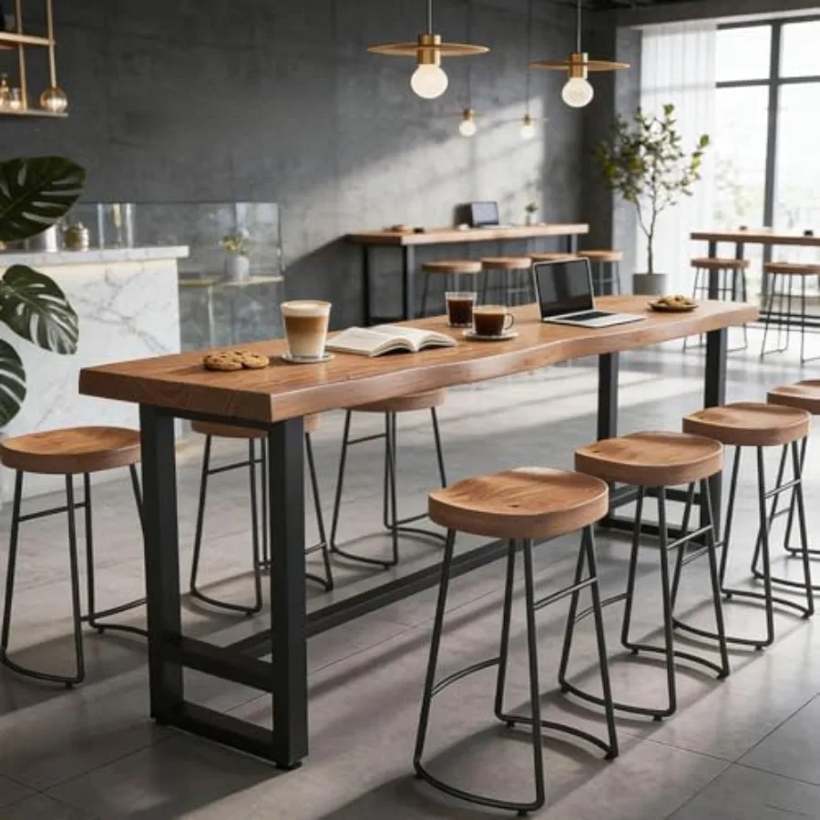 Solid Wood Bar Table, Farmhouse Counter Height Bar Counter, Kitchen Island Pub Table, Narrow Console Tables No Chair for Dining
Solid Wood Bar Table, Farmhouse Counter Height Bar Counter, Kitchen Island Pub Table, Narrow Console Tables No Chair for Dining