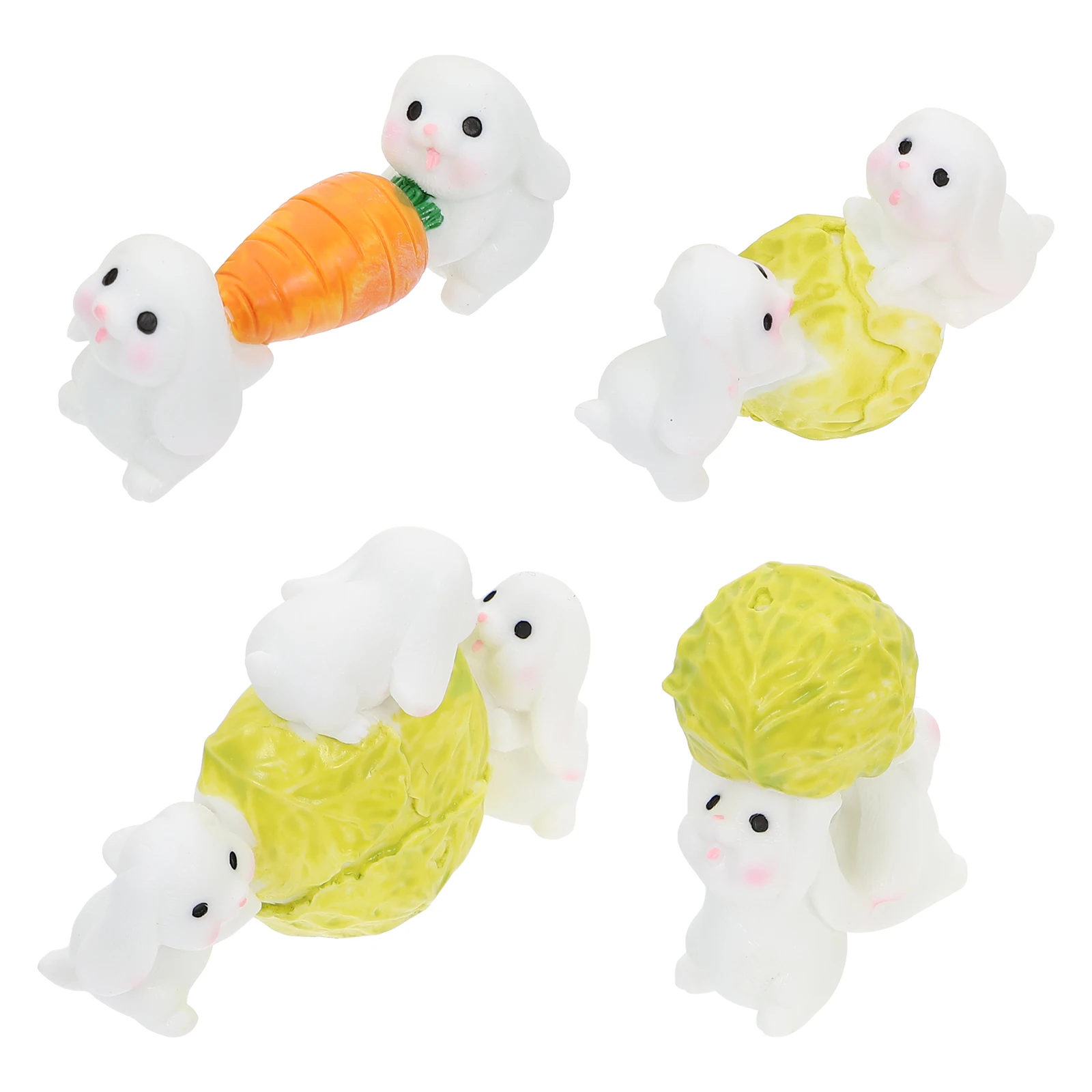 4 Pcs Rabbit Ornament Figurine Resin Bunny Models Mini Decor Yellow Desktop Gardening Statue Home Party Accessories
4 Pcs Rabbit Ornament Figurine Resin Bunny Models Mini Decor Yellow Desktop Gardening Statue Home Party Accessories