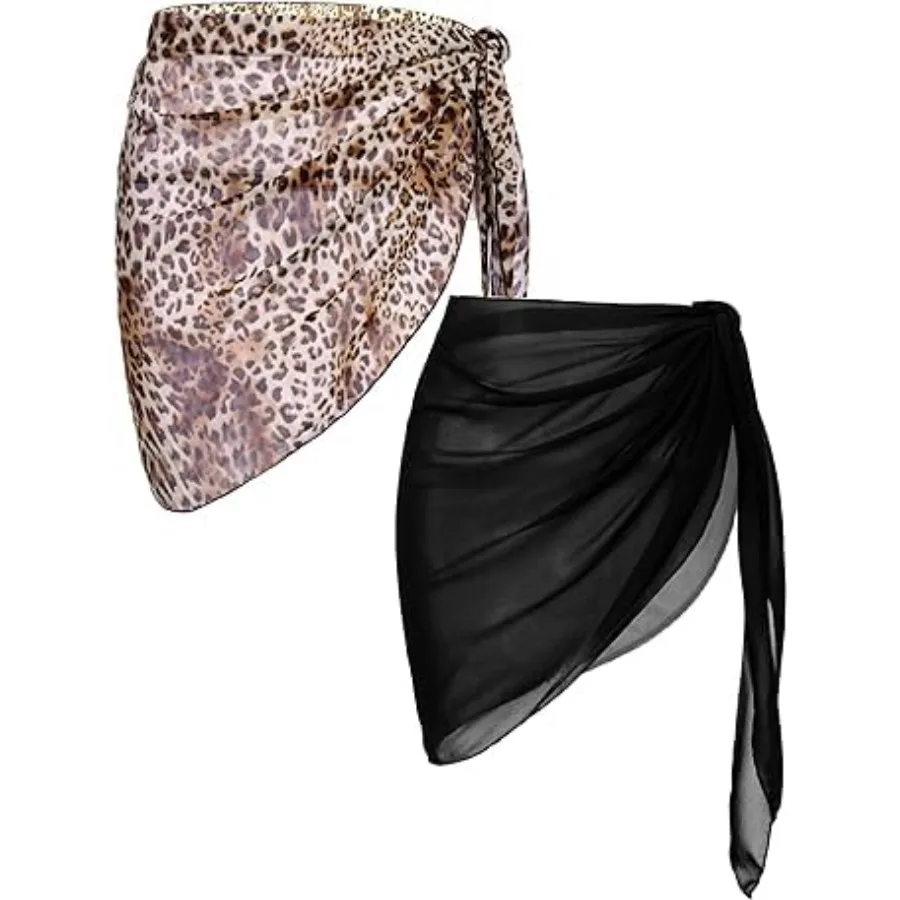 2 Pieces Women Beach Sarongs Sheer Cover Ups Chiffon Bikini Wrap Skirt for Swimwear S-XXL
2 Pieces Women Beach Sarongs Sheer Cover Ups Chiffon Bikini Wrap Skirt for Swimwear S-XXL