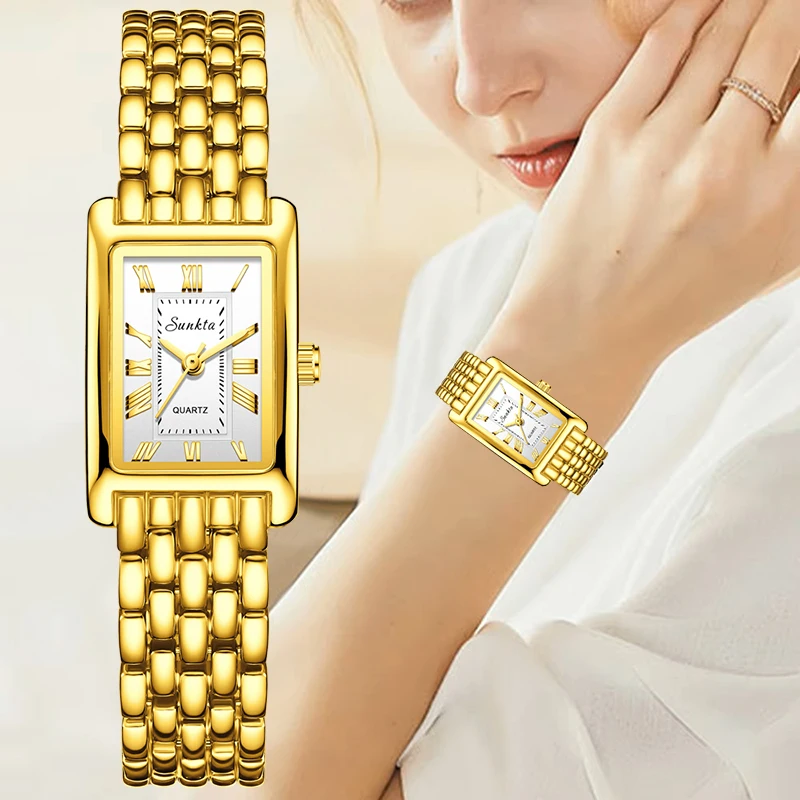 LIGE Waterproof Watches For Women Fashion Rectangle Ladies Steel Band Quartz Watch Reloj Mujer Relogio Feminino Girls Clock Gift
LIGE Waterproof Watches For Women Fashion Rectangle Ladies Steel Band Quartz Watch Reloj Mujer Relogio Feminino Girls Clock Gift