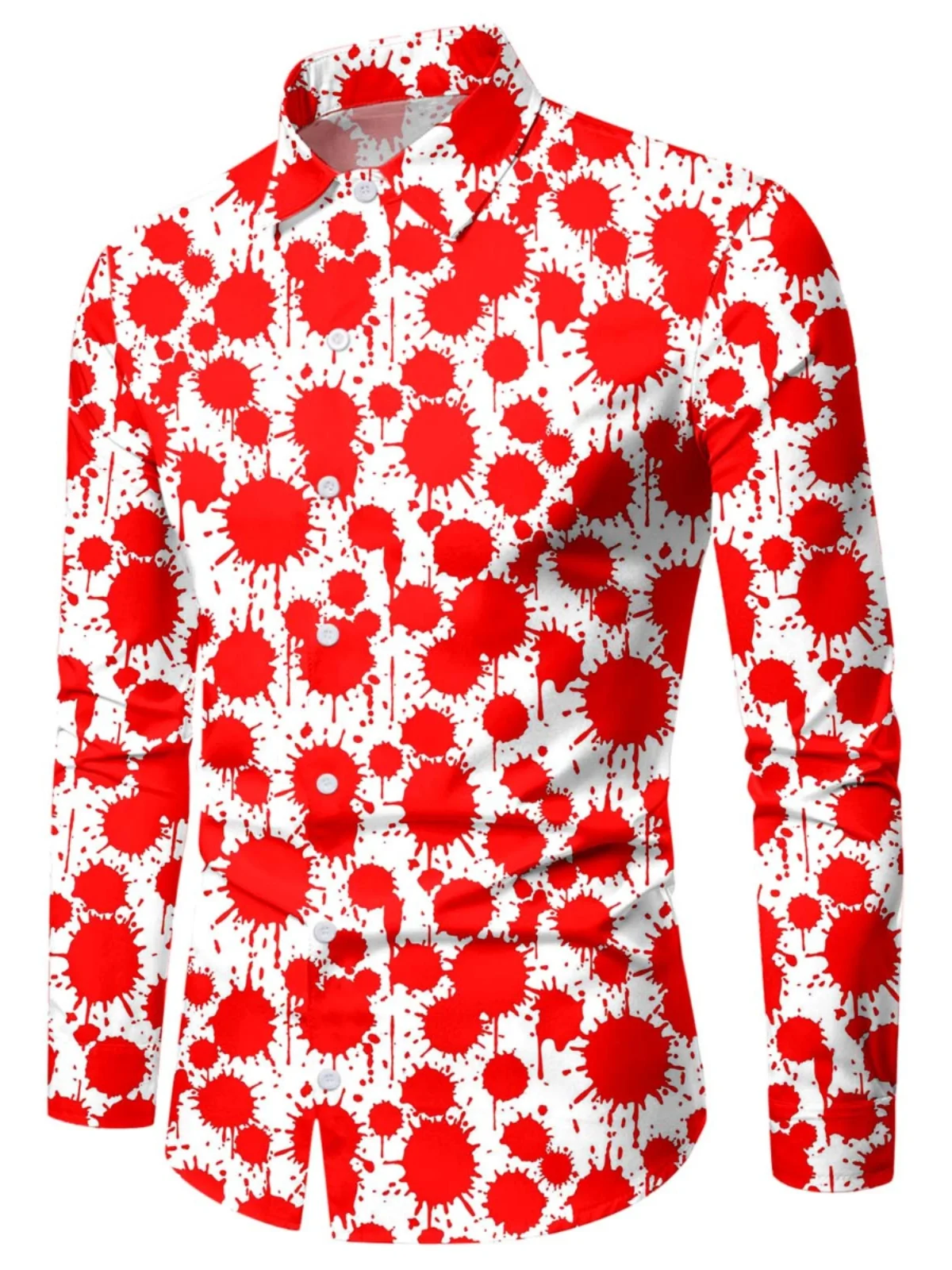 Мужская длинная све с принтом на Хэллоуин irt Faionable, облегающая осенняя одежда, повседневная молодежная одежда в европейском стиле Simplici 
Мужская длинная све с принтом на Хэллоуин irt Faionable, облегающая осенняя одежда, повседневная молодежная одежда в европейском стиле Simplici