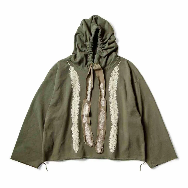 24AW KAPITAL Hirata and Hiroshi Japanese Casual Feather Print Embroidered Loose Men Pullover Hoodie
24AW KAPITAL Hirata and Hiroshi Japanese Casual Feather Print Embroidered Loose Men Pullover Hoodie