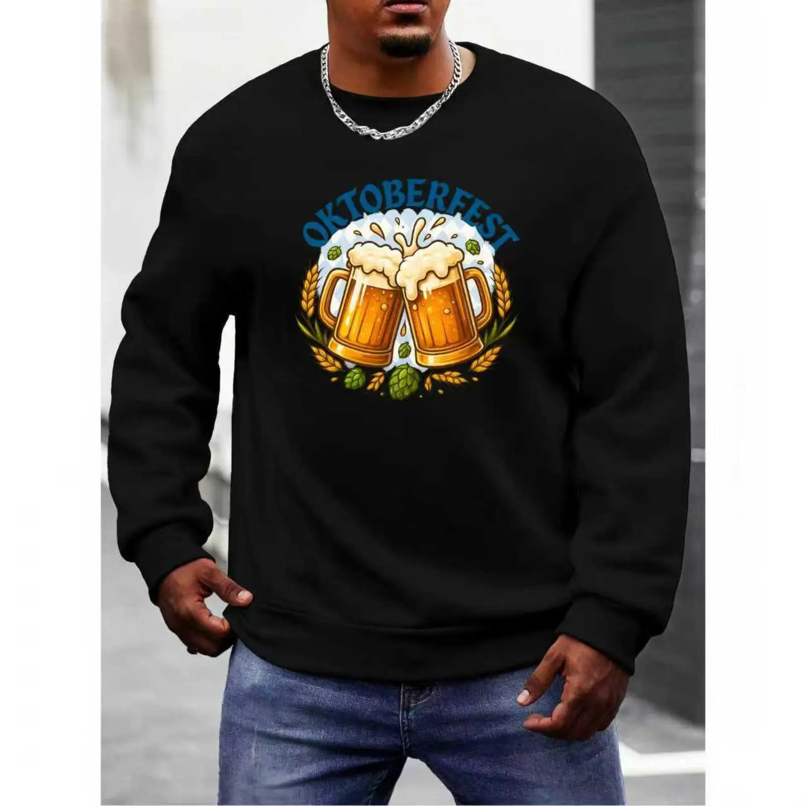 Men Oktoberfest Sweatshirt Vintage German Beer Festival Pullover Fall Party Wear Spooky Crewneck Jumper Spooky Top
Men Oktoberfest Sweatshirt Vintage German Beer Festival Pullover Fall Party Wear Spooky Crewneck Jumper Spooky Top