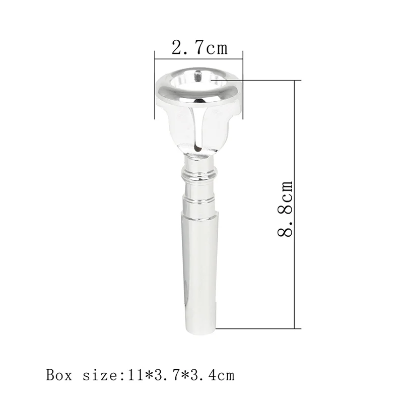 BBA-Best-Selling Standard Trumpet Mouthpieces 3C 5C 7C Brass Musical Accessories
BBA-Best-Selling Standard Trumpet Mouthpieces 3C 5C 7C Brass Musical Accessories