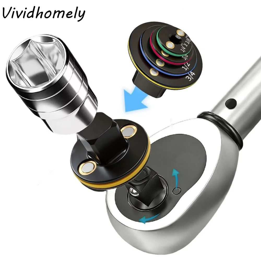 Heavy Duty Ratchet Converter Impact Resistant Color-Coded Impact Socket Adapter Set Magnetic Stop Dropping
Heavy Duty Ratchet Converter Impact Resistant Color-Coded Impact Socket Adapter Set Magnetic Stop Dropping