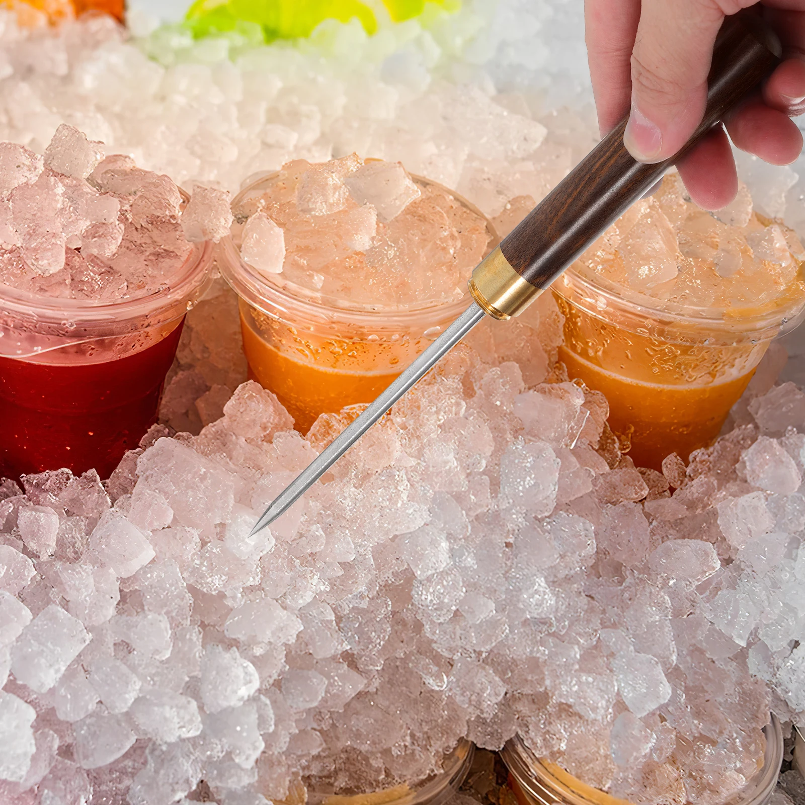 Stainless Steel Bartending Tool Multifunctional Ice Crusher for Ice Sculpting Cutting Portable Kitchen Bar 
Stainless Steel Bartending Tool Multifunctional Ice Crusher for Ice Sculpting Cutting Portable Kitchen Bar