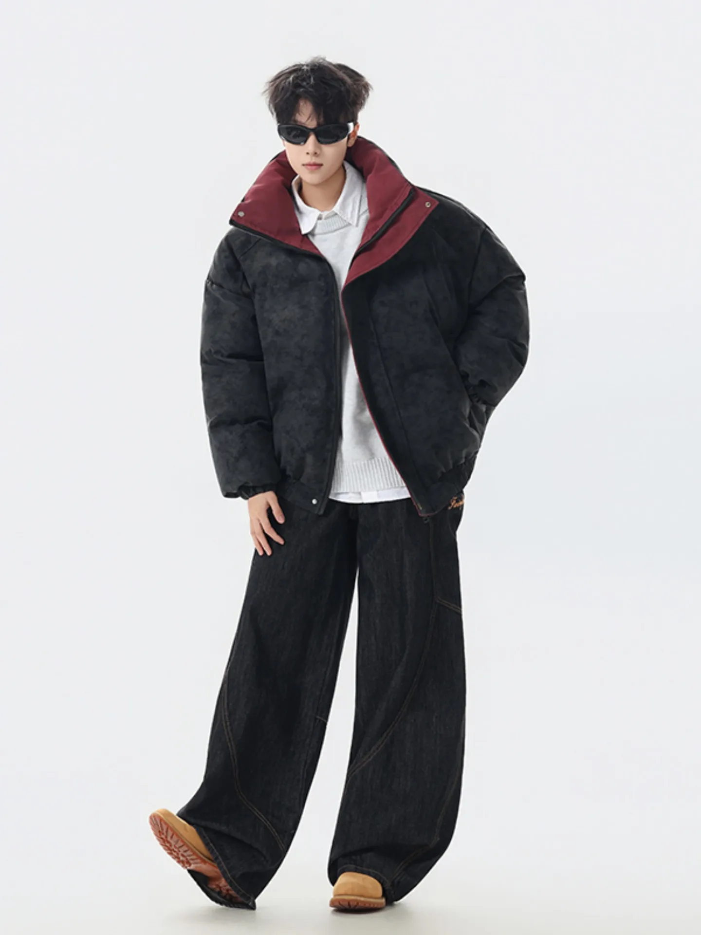 Thiened Winter Cotton Jaet Stand Collar Casual Warm Outerwear for Couples Bread Sle American Leather Cotton Coat
Thiened Winter Cotton Jaet Stand Collar Casual Warm Outerwear for Couples Bread Sle American Leather Cotton Coat