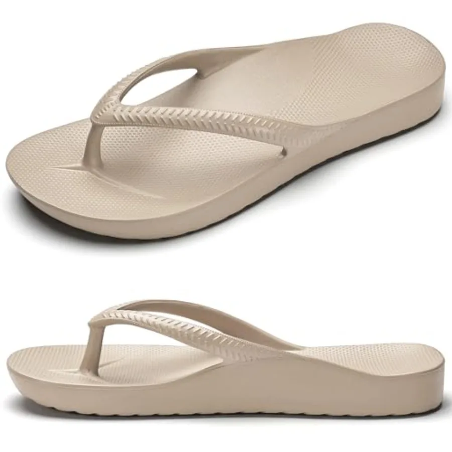 Women's Flip Flops with Arch Support Men's Comfortable Cushion Recovery Sandals Indoor Outdoor Slides
Women's Flip Flops with Arch Support Men's Comfortable Cushion Recovery Sandals Indoor Outdoor Slides