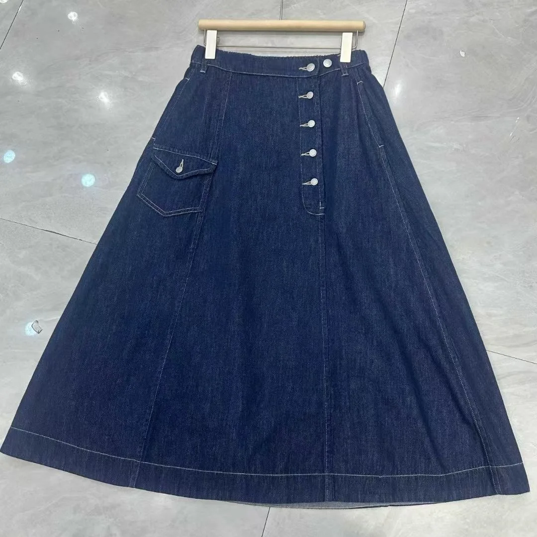 Eco-Friendly Plant-Based Blue Dye A-Line Midi Skirt Versatile Simple High Waist f Skirt for Women Spring Season Faion
Eco-Friendly Plant-Based Blue Dye A-Line Midi Skirt Versatile Simple High Waist f Skirt for Women Spring Season Faion