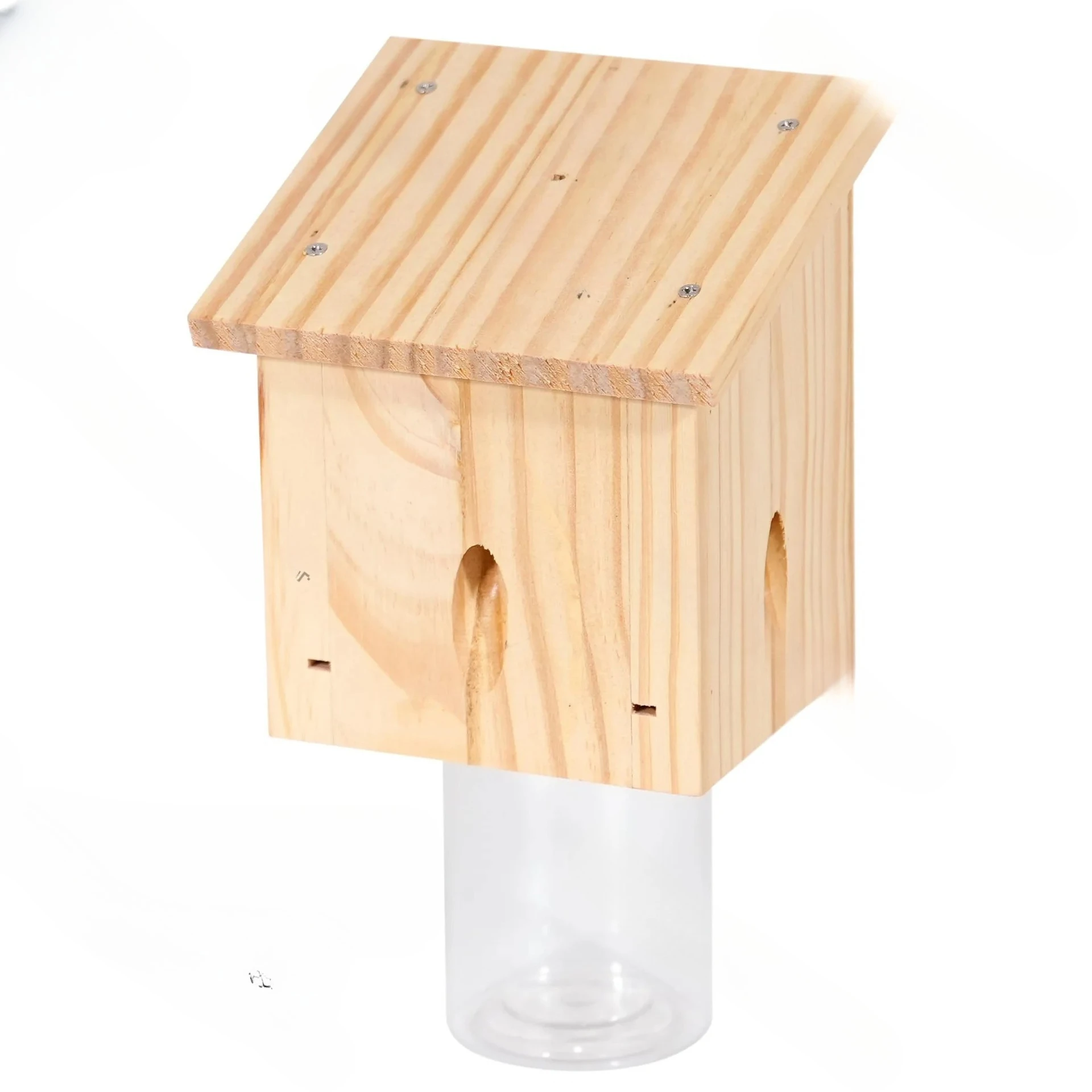 Adapted for Upgraded Wooden Insect Trap Suspended Drosophila Trap Wooden Bee Wasp
Adapted for Upgraded Wooden Insect Trap Suspended Drosophila Trap Wooden Bee Wasp