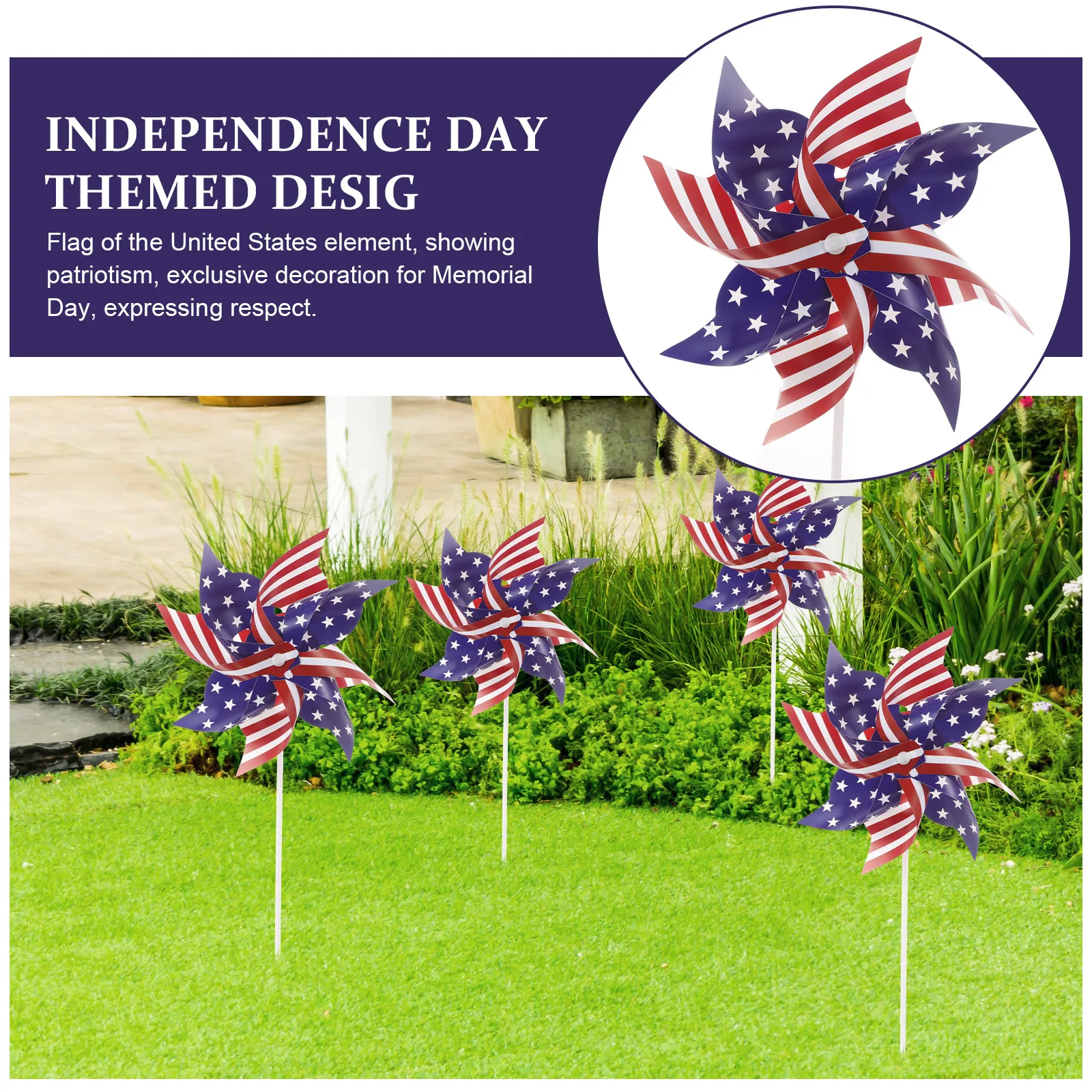 12 Pcs Memorial Day Decoration Garden Pinwheels Flag Hanging Ornaments for outside Lawn Outdoor Yard Windmill Decorations 
12 Pcs Memorial Day Decoration Garden Pinwheels Flag Hanging Ornaments for outside Lawn Outdoor Yard Windmill Decorations