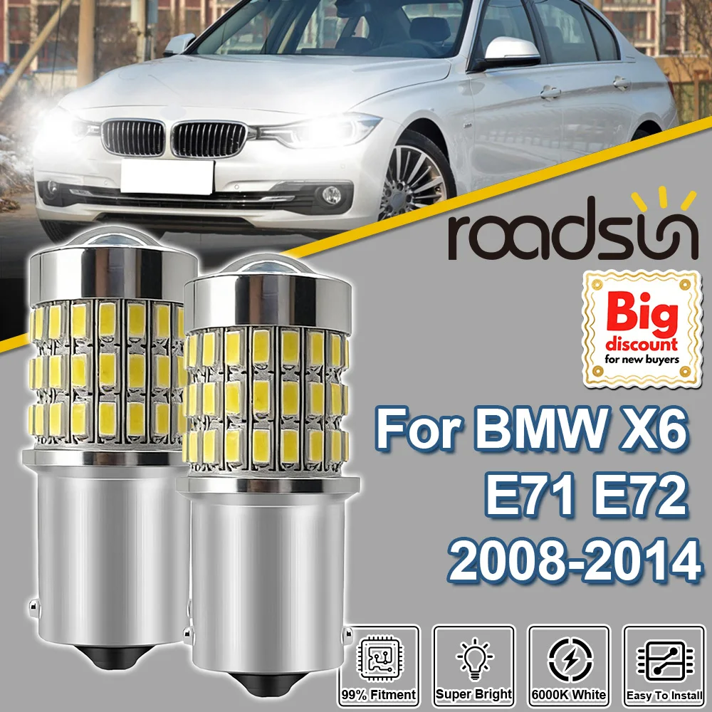 Roadsun, 2 шт., для BMW X6 E71 E72 2008-2014, светодиодные лампы стоп-сигналов Ultra LED, 2009, 2010, 2011, 2012, 2013, Canbus, аксессуары Plug and Play
Roadsun, 2 шт., для BMW X6 E71 E72 2008-2014, светодиодные лампы стоп-сигналов Ultra LED, 2009, 2010, 2011, 2012, 2013, Canbus, аксессуары Plug and Play