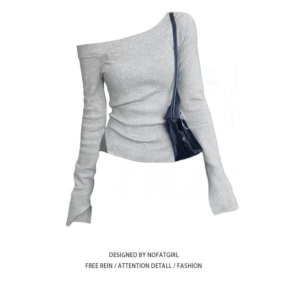 Off-Shoulder Long Sleeve T-Shirt Women One Shoulder Fitted B Cleanfit Style A-Line Sleeve Other Material 100% Winter Collection
Off-Shoulder Long Sleeve T-Shirt Women One Shoulder Fitted B Cleanfit Style A-Line Sleeve Other Material 100% Winter Collection