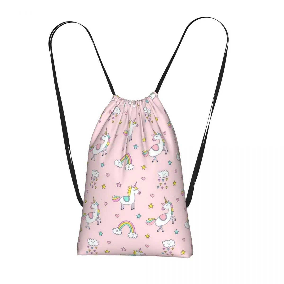 Cute Unicorn Rainbow Star Pattern Backpacks Casual Drawstring Bags Shoes Bag Book Bags for Travel Students
Cute Unicorn Rainbow Star Pattern Backpacks Casual Drawstring Bags Shoes Bag Book Bags for Travel Students