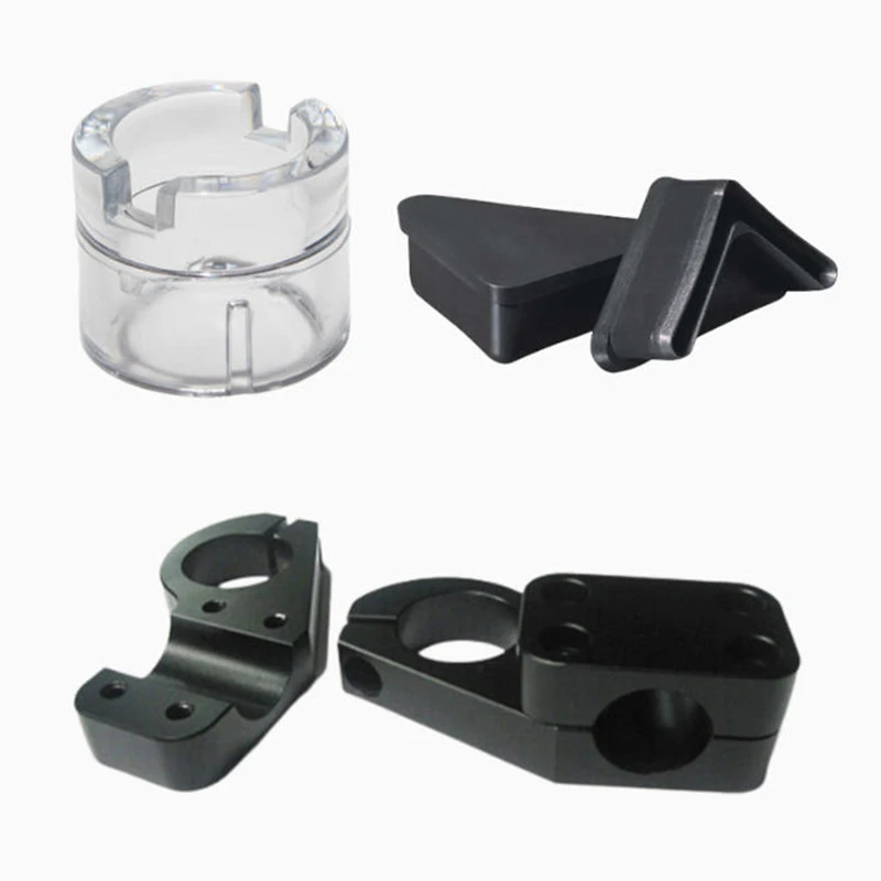 Plastic Injection Mold Making Injection Molded Plastic Transparent Containers and Black Support Accessories
Plastic Injection Mold Making Injection Molded Plastic Transparent Containers and Black Support Accessories