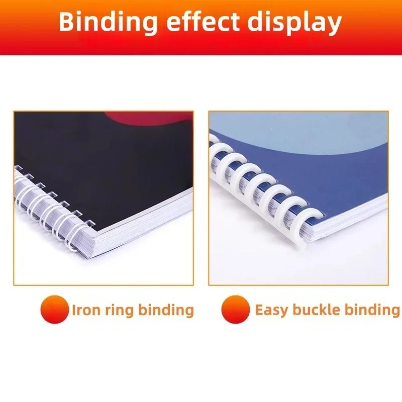 Integrated binding machine iron ring 2:1/3:1 Book binding desk calendar punch machine binder Large punching capacity Office
Integrated binding machine iron ring 2:1/3:1 Book binding desk calendar punch machine binder Large punching capacity Office