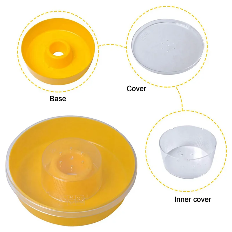 AT21-Bee Feeder, Hive Round Hive Top Water Feeder Drinking Bowl For Bees Drinking And Beekeeping Supplies (4-Pack)
AT21-Bee Feeder, Hive Round Hive Top Water Feeder Drinking Bowl For Bees Drinking And Beekeeping Supplies (4-Pack)