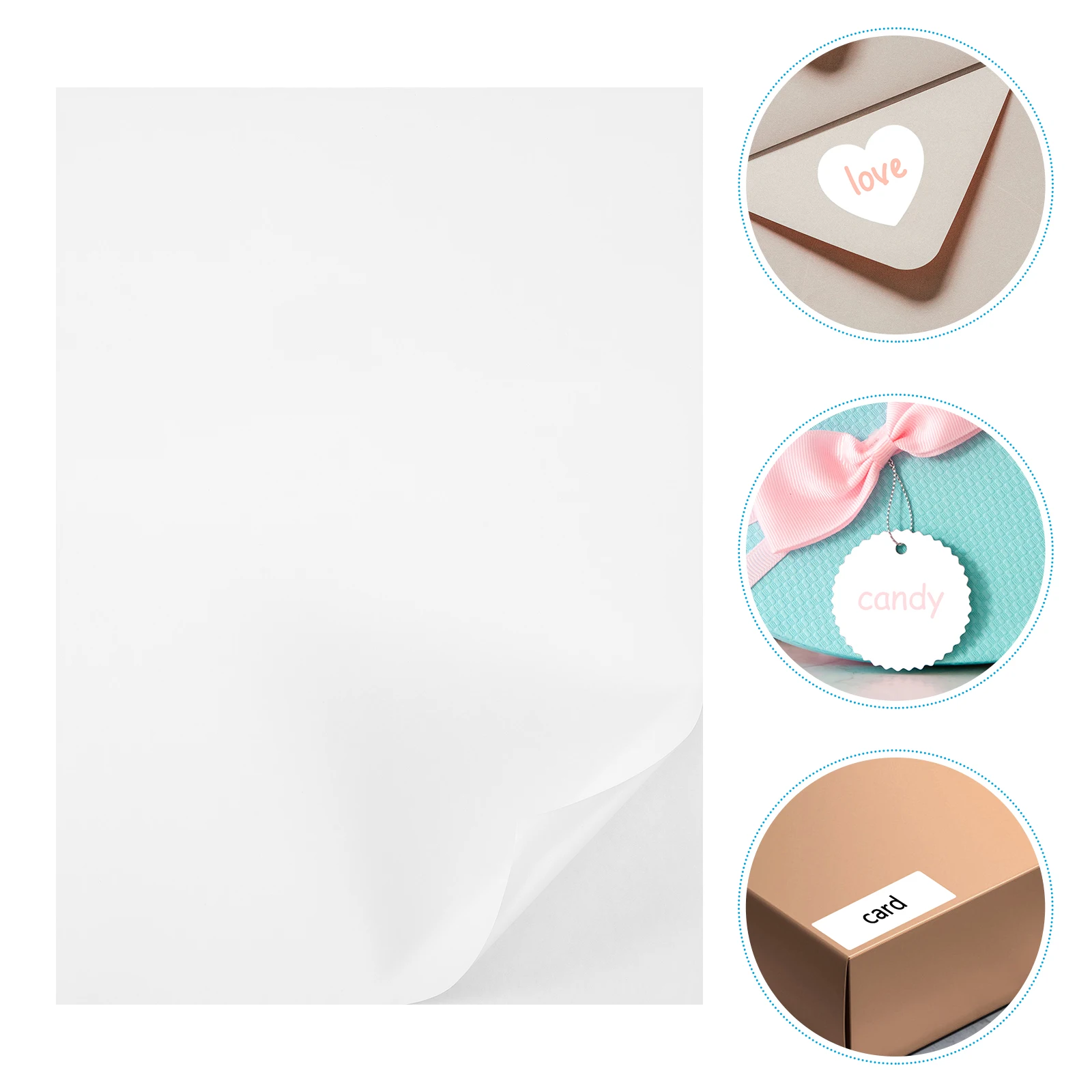50pcs Self Adhesive Label Paper Tape Single Sided Crafts Glue Transparent Detachable Clear Adhesive Sheets Pet Backing Diy
50pcs Self Adhesive Label Paper Tape Single Sided Crafts Glue Transparent Detachable Clear Adhesive Sheets Pet Backing Diy