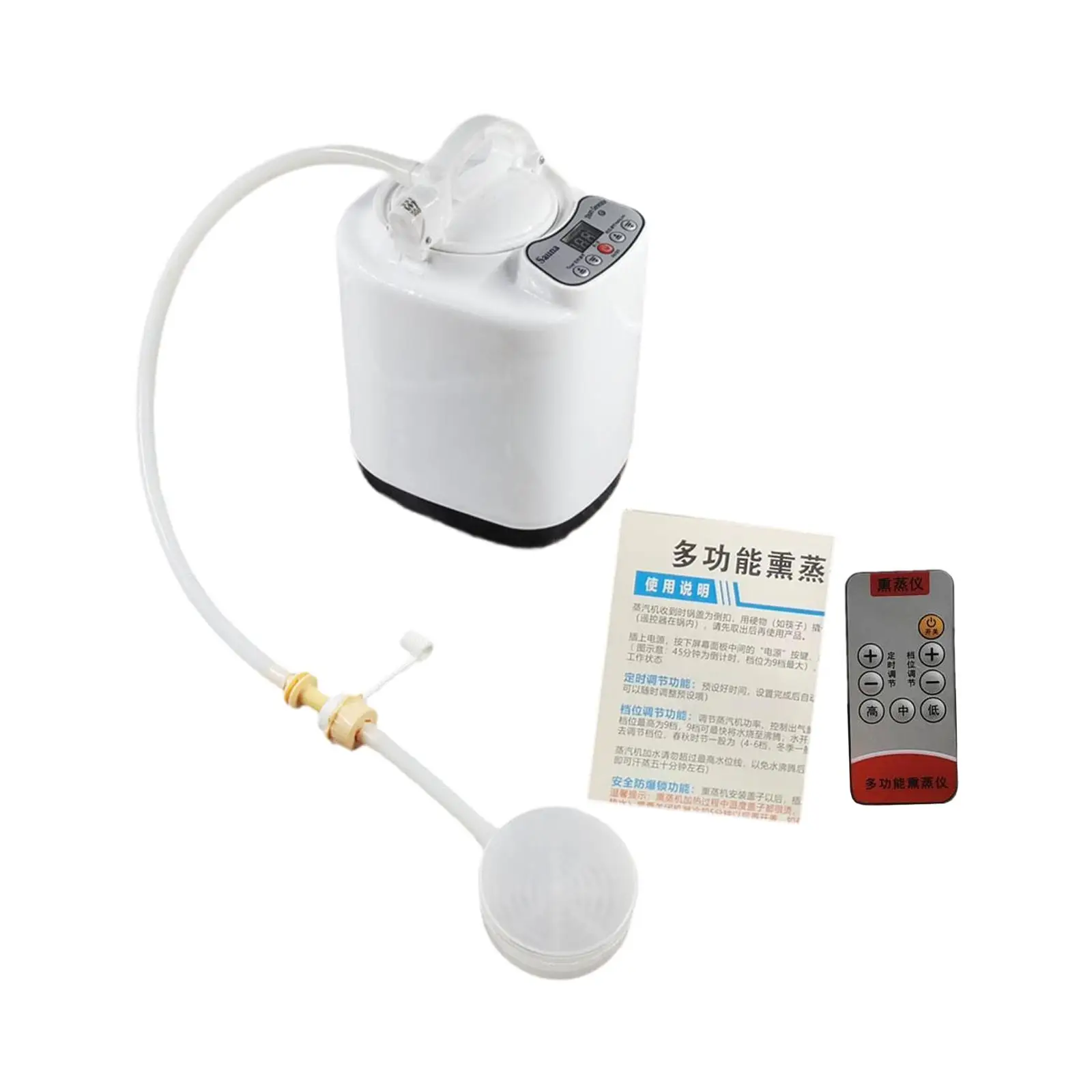 Sauna Steamer Machine Multipurpose Timing Function Professional Steam Cup Sturdy SPA Machine Steam Generator with Remote Control
Sauna Steamer Machine Multipurpose Timing Function Professional Steam Cup Sturdy SPA Machine Steam Generator with Remote Control