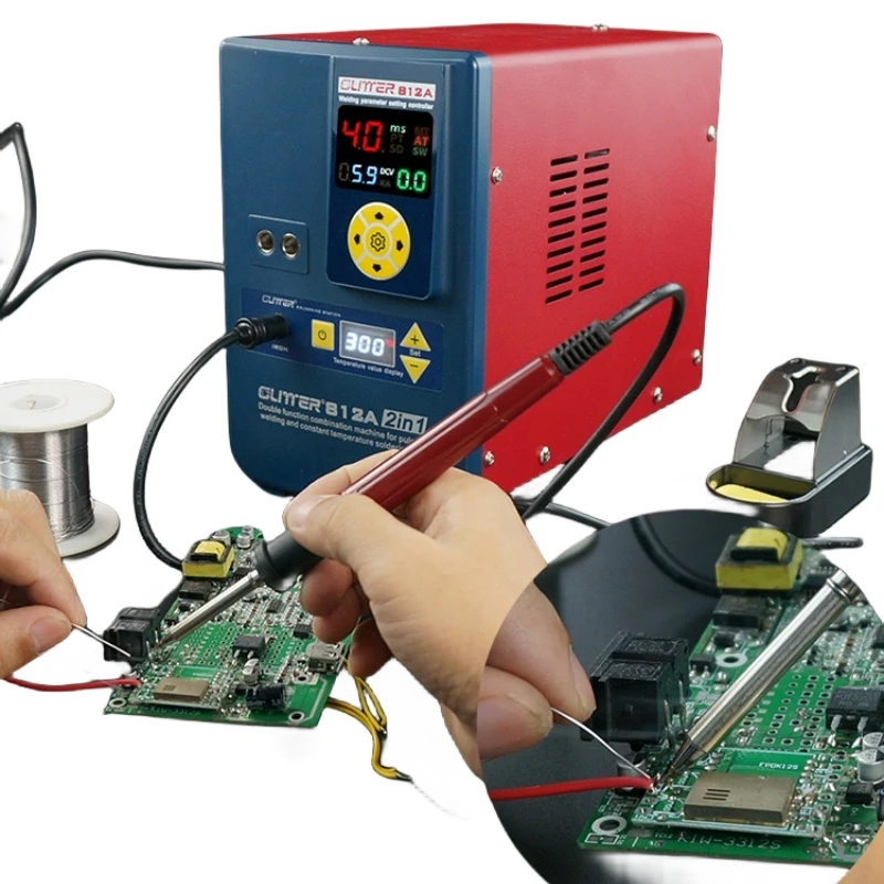 GLITTER 812A lithium battery spot welding machine soldering multi-function 18650 battery assembly handheld welding touch
GLITTER 812A lithium battery spot welding machine soldering multi-function 18650 battery assembly handheld welding touch