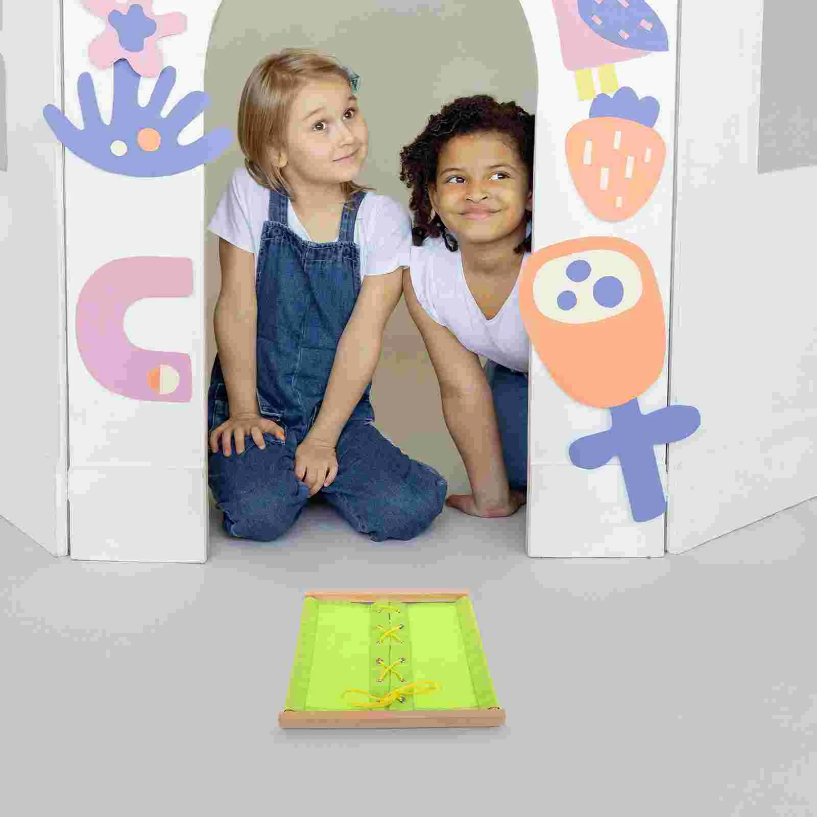 Montessori Clothing Rack Toys Kids Shoe Tying Learn Tie Shoes for Portable Household
Montessori Clothing Rack Toys Kids Shoe Tying Learn Tie Shoes for Portable Household