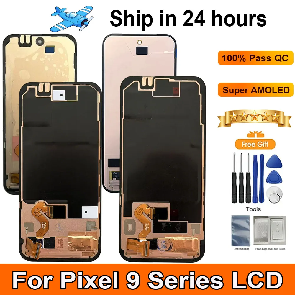 Original 120Hz AMOLED Screen For Google Pixel 9 series 9a 9 Pro 9 Pro XL LCD Display Touch Panel Digitizer Assembly Replacement
Original 120Hz AMOLED Screen For Google Pixel 9 series 9a 9 Pro 9 Pro XL LCD Display Touch Panel Digitizer Assembly Replacement