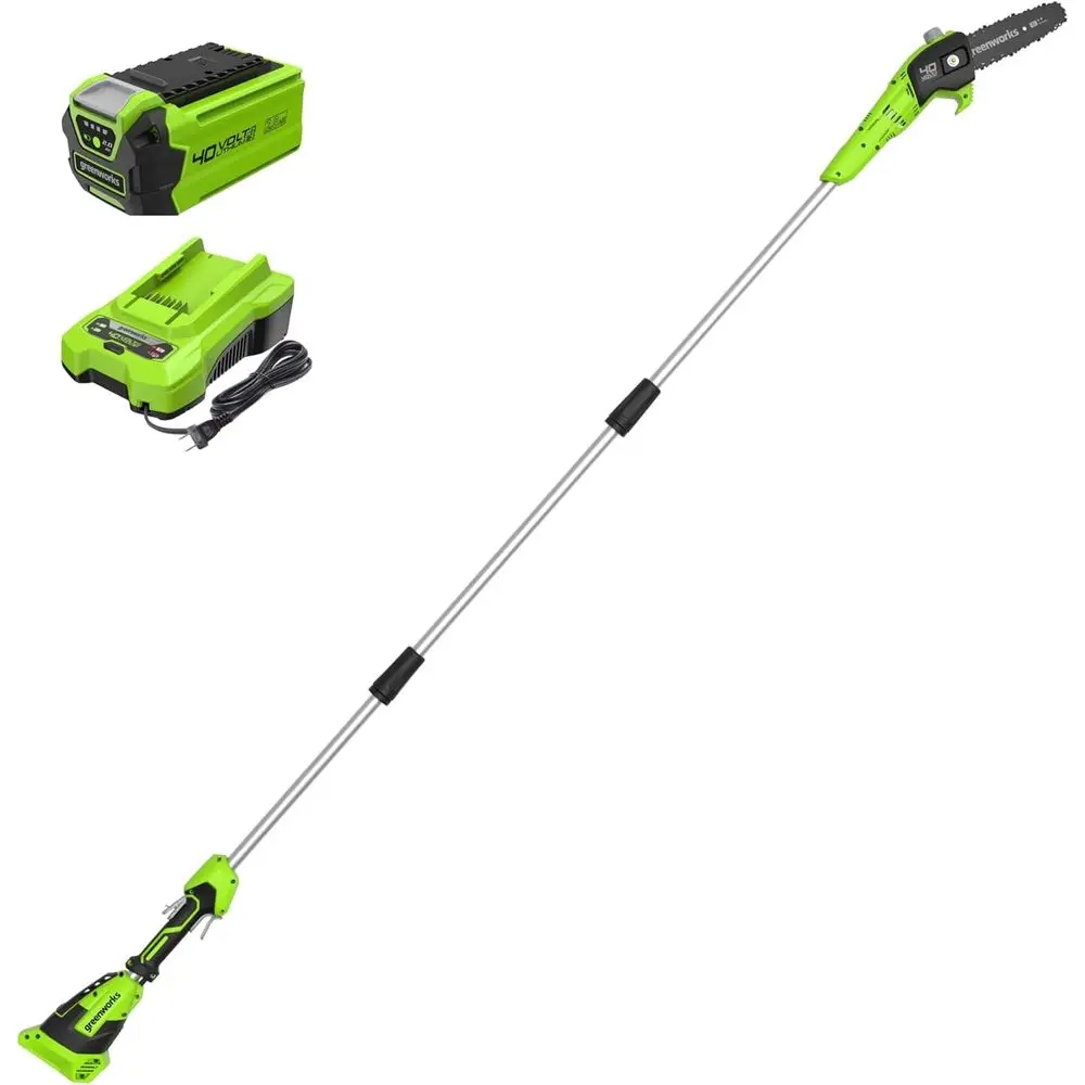 40V 8-Inch CordlPolesaw, 2.0Ah Battery and Included PS40B210
40V 8-Inch CordlPolesaw, 2.0Ah Battery and Included PS40B210