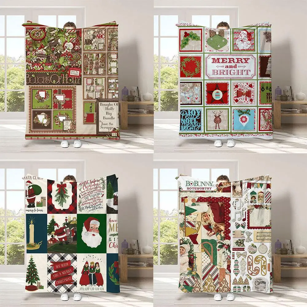 Christmas Patchwork Collection digital-printed polyester Bedroom velvet flannel soft sofa cover blanket Fleece soft sofa cover
Christmas Patchwork Collection digital-printed polyester Bedroom velvet flannel soft sofa cover blanket Fleece soft sofa cover
