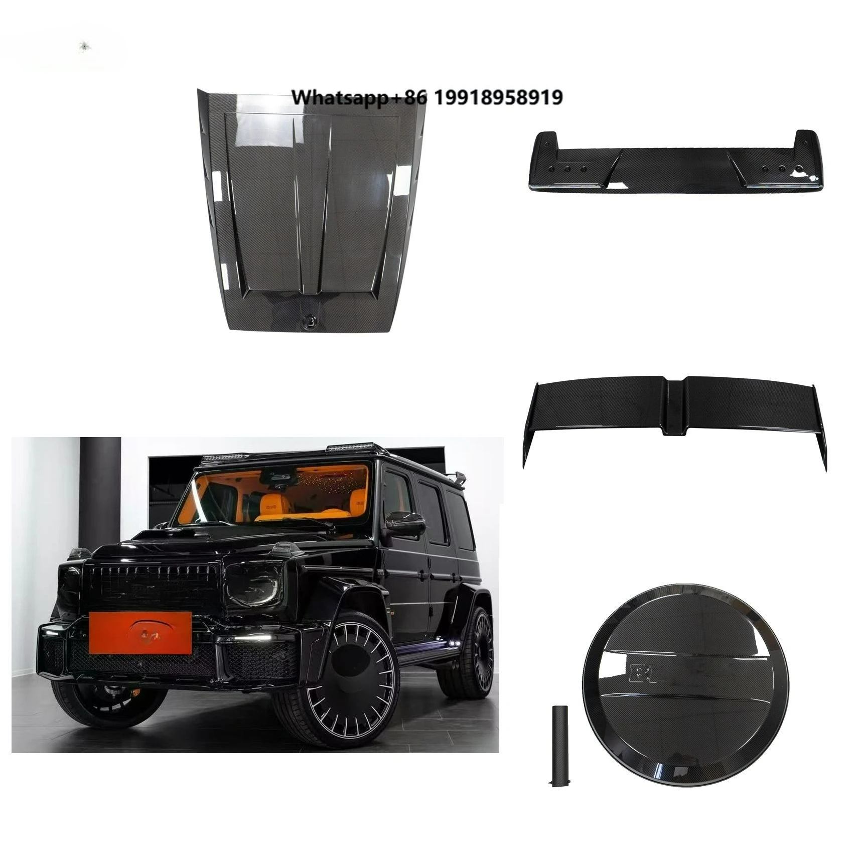 B Style G800 Full Body Kit Made of Dry Carbon Fiber Suitable for G-Class W464 W465 AMG G63 G500 2018-2026
B Style G800 Full Body Kit Made of Dry Carbon Fiber Suitable for G-Class W464 W465 AMG G63 G500 2018-2026