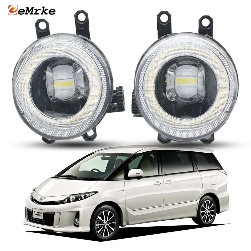 Передние светодиодные противотуманные фары 30 Вт Angel Eyes DRL Ring Автомобильные дневные ходовые огни для Toyota Estima Hybrid Aeras 2012 2013 2014 2015 2016
Передние светодиодные противотуманные фары 30 Вт Angel Eyes DRL Ring Автомобильные дневные ходовые огни для Toyota Estima Hybrid Aeras 2012 2013 2014 2015 2016