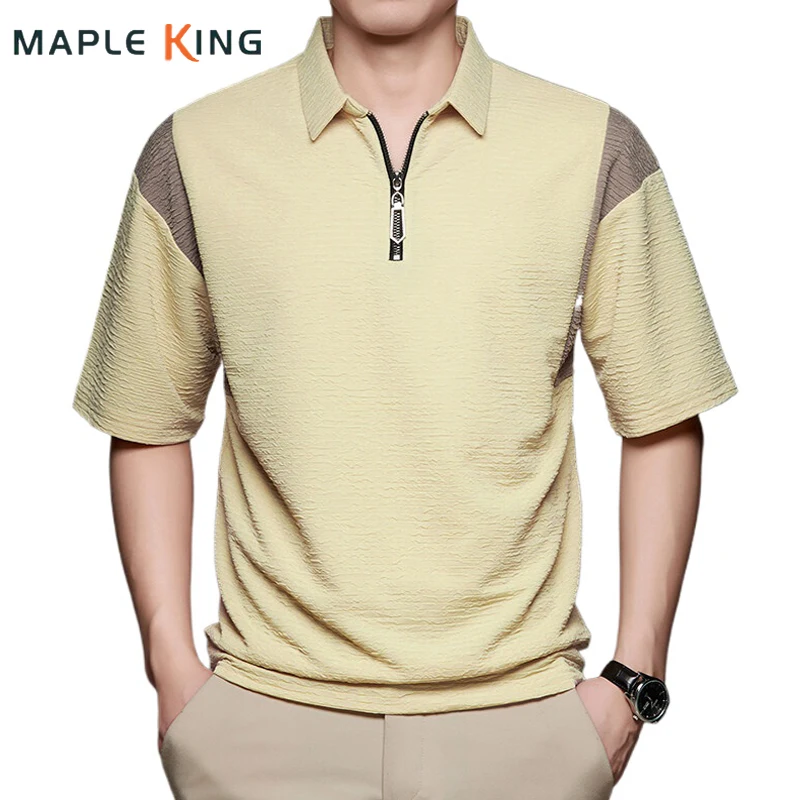 Mens Luxury Designer Camiseta Polo Hombre 2025 Top Quality Half Zipper Short Sleeve Golf Wear for Men Social Business Polo Shirt
Mens Luxury Designer Camiseta Polo Hombre 2025 Top Quality Half Zipper Short Sleeve Golf Wear for Men Social Business Polo Shirt