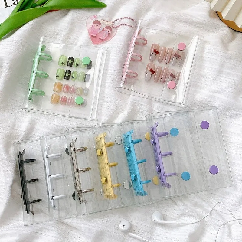 Mini Transparent 3 Ring Binder Covers, Beaded Storage Soft Notebook Closure Loose Leaf Folder Round Ring Cover Protector Button
Mini Transparent 3 Ring Binder Covers, Beaded Storage Soft Notebook Closure Loose Leaf Folder Round Ring Cover Protector Button