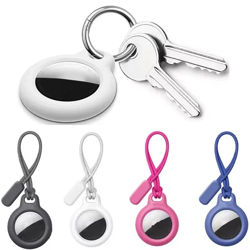 1-4Pcs Silicone Case For Apple Airtags Locator With Strap Protective Cover Anti-Lost Keychain Case For Airtag Holder Tracker
1-4Pcs Silicone Case For Apple Airtags Locator With Strap Protective Cover Anti-Lost Keychain Case For Airtag Holder Tracker